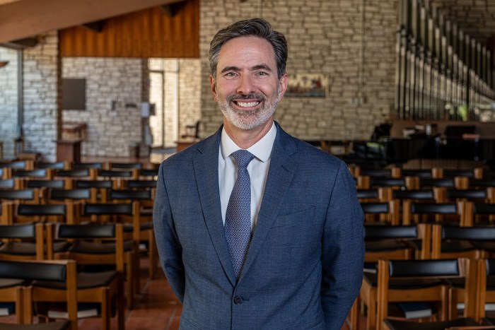 Scott Bader-Saye was installed as ninth president and dean of the Seminary of the Southwest in January 2025. Photo: Seminary of the Southwest
