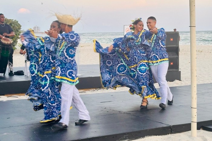 Dominican Republic dancers House of Bishops fall 2025