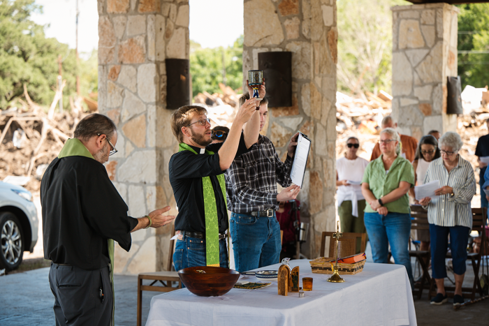 Holy Eucharist in Hunt, Texas